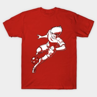 Captain Tsubasa Tsubasa Ozora Drive Shoot Custom Color T-Shirt